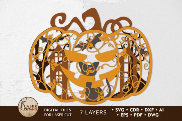 Download Halloween Ornamented Pumpkin Template - Pumpkin Collection