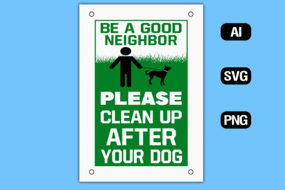Download Please Clean Up After Dog Sign Board 3 - Premium Resources