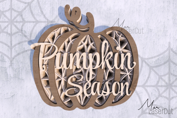 Download 3D Multilayered Fall Pumpkin Lasercut File - Pumpkin Collection