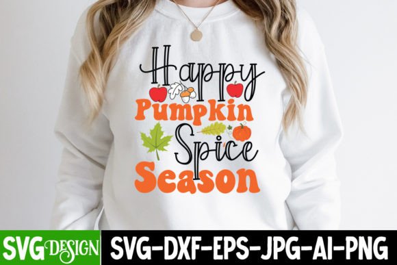 Download Happy Pumpkin Spice Season SVG Design - Pumpkin Collection