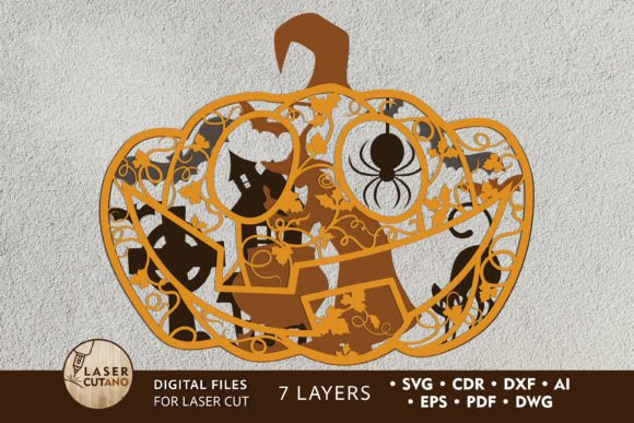 Download Pumpkin Halloween Ornaments Cut FIle - Pumpkin Collection
