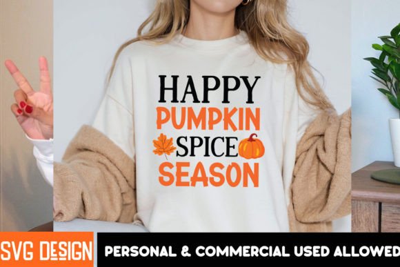 Download Happy Pumpkin Spice Season SVG Design - Pumpkin Collection