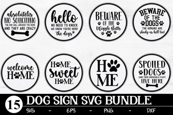 Download Dog Sign SVG Bundle - Dog sign Collection